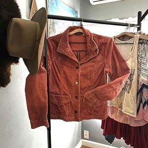 Eddie Bauer // VINTAGE // Rose Corduroy Blazer Jacket